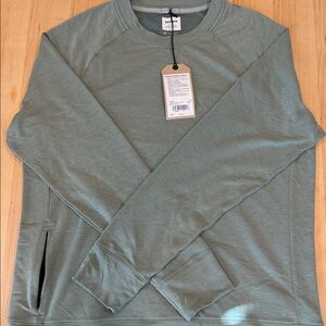 Prana Sage Green Crewneck Top